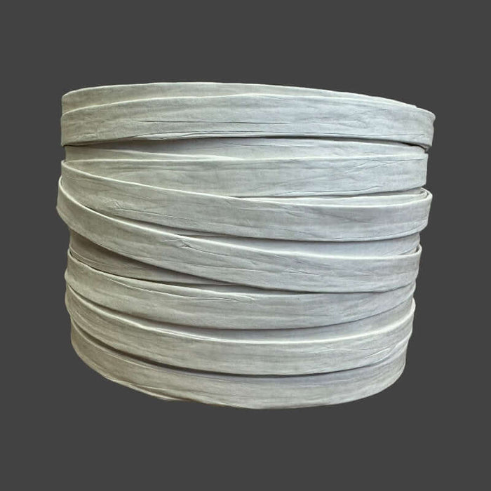 A 10lb Coil of White Fiber Splint on Gray background.