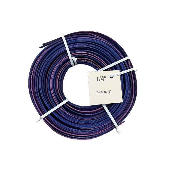 1/4" Purple Haze dyed flat reed from HH Perkins.