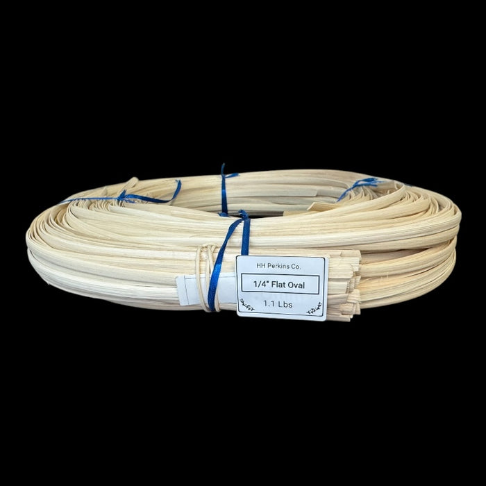 1/4" Flat Oval Reed Coil. Customers who purchase 10 or more get 10% off their purchase.