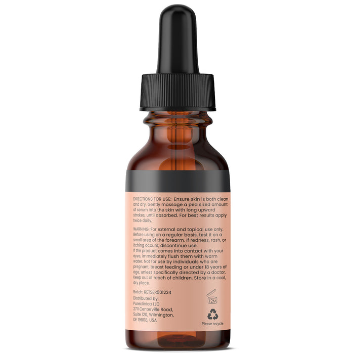 2.5x Strength Retinol Serum with HA & Vitamin E – 30ml / 1 fl oz