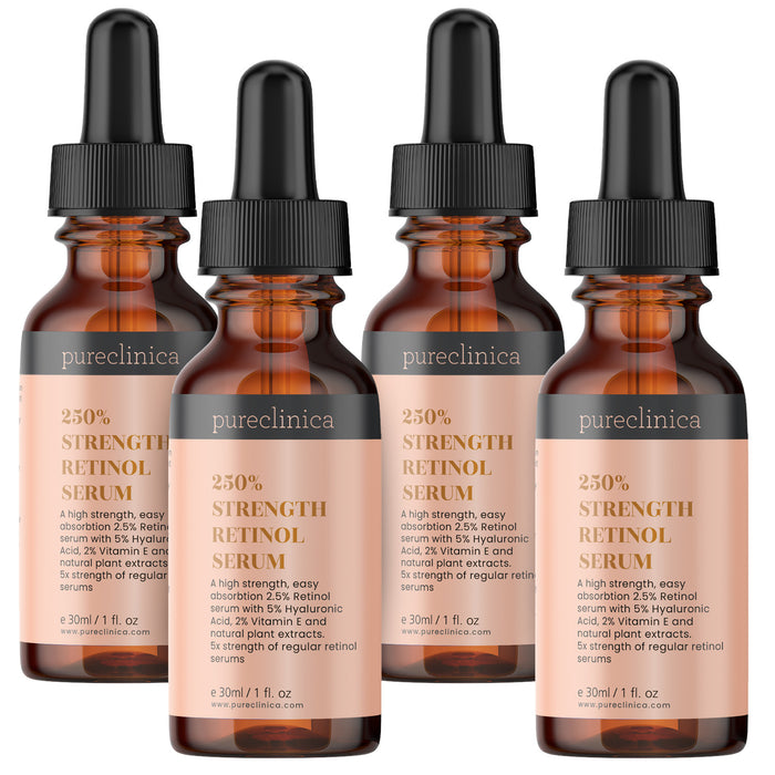 2.5x Strength Retinol Serum with HA & Vitamin E – 30ml / 1 fl oz