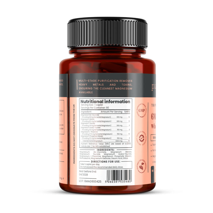 6Magnesium Whole Body Complex 1350mg x 90 caplets