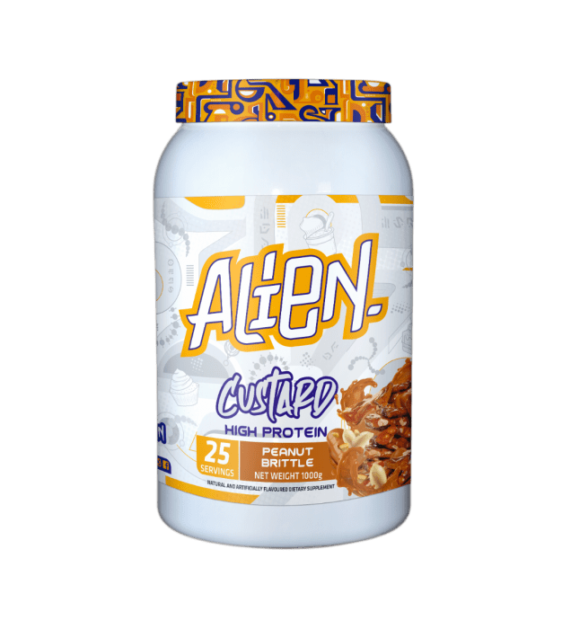 Alien Custard Protein Peanut Brittle