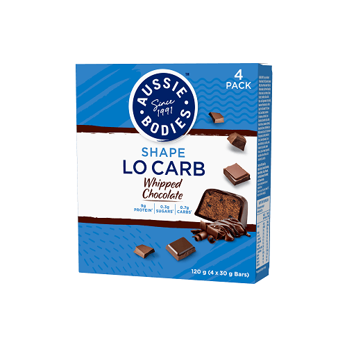 Aussie Bodies Shape Lo Carb Whipped Bars Chocolate