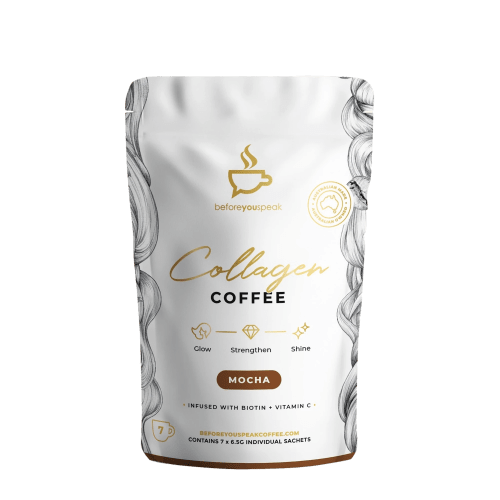 Before You Speak Glow Collagen Coffee Trial Pouch Mocha / 7 Serves
