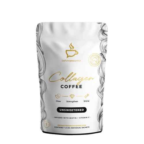 Before You Speak Glow Collagen Coffee Trial Pouch Unsweetened / 7 Serves