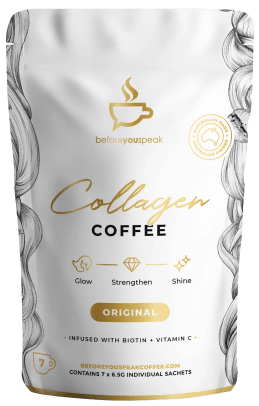 Before You Speak Glow Collagen Coffee Trial Pouch Original / 7 Serves