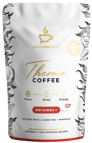 Before You Speak Original+ Extra Shot Thermogenic Coffee Trial Pouch Original+ / Trial Pouch (7 Serve)