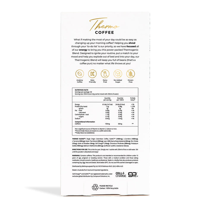 Before You Speak Original+ Extra Shot Thermogenic Coffee Trial Pouch