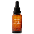 Vit D Restore supplement bottle with dropper on a white background