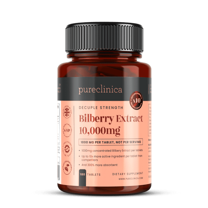 Bilberry Extract 10,000mg x 180 tablets