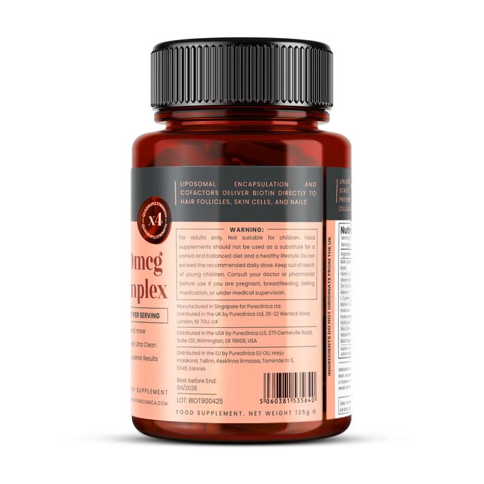 Biotin Complex 40,000mcg x 90 caplets