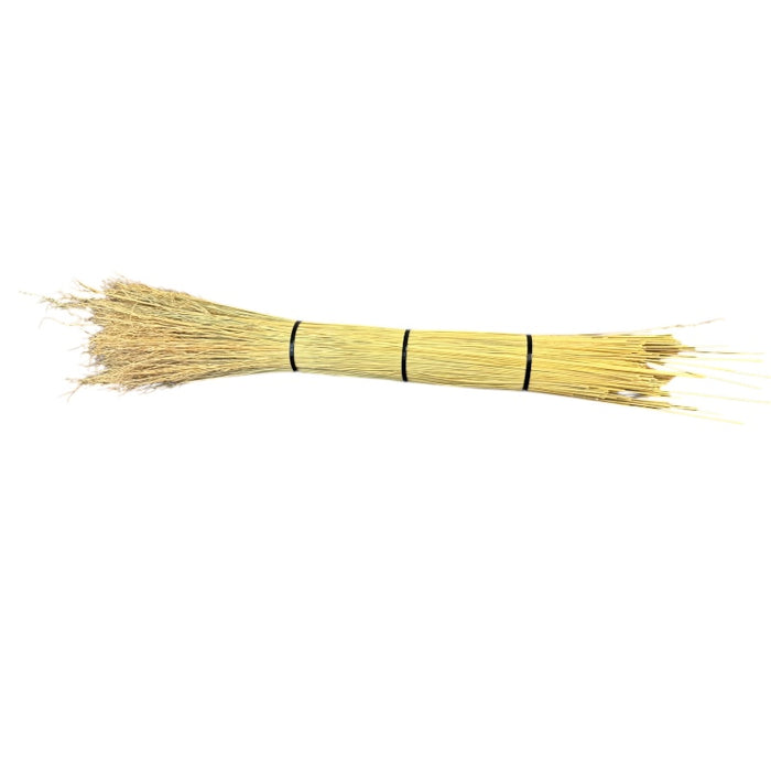 broomcorn 1lb coil for broom making crafts on a white background.