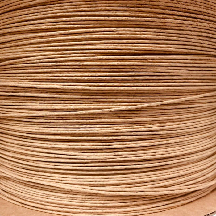 Brown Fiber Rush Forty Pound Spool for Fibre Arts