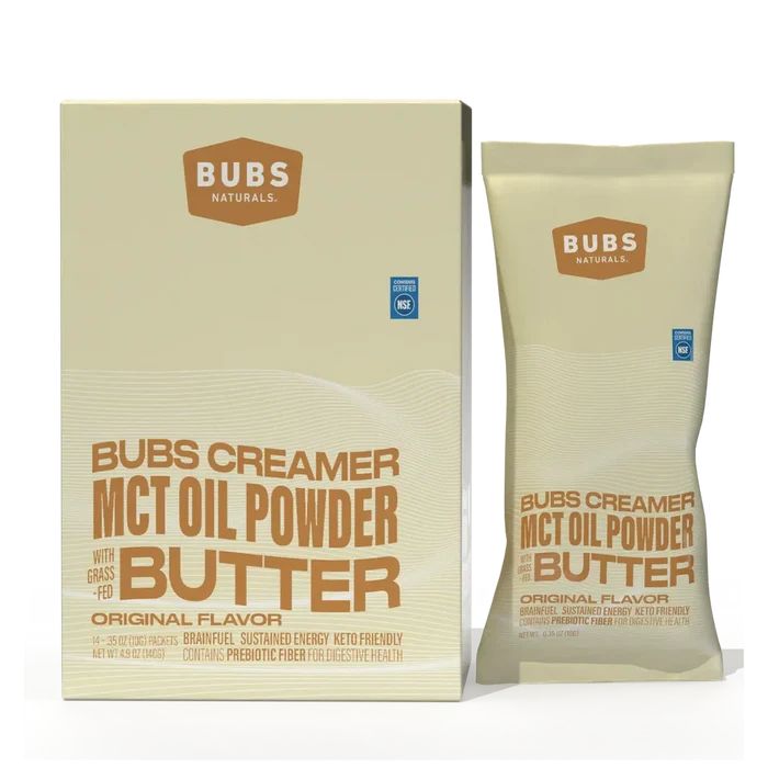 BUBS Butter MCT Oil Creamer travel stick packs