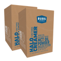 BUBS Naturals Halo Creamer with MCT Oil Powder and Grass Fed Butter,  14ct travel pack, bundle of 2