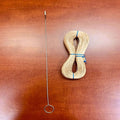 HH Perkins Caning Needle next to half bunch of Natural Strand Cane.