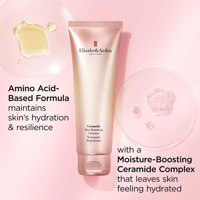 Ceramide Skin Renewing Cleanser with amino acid formula and moisture-boosting ceramide complex