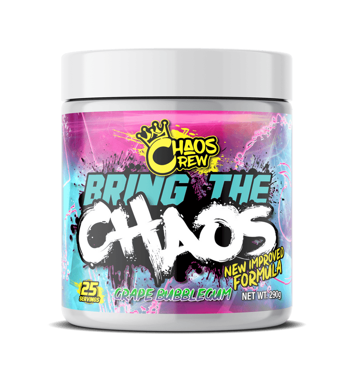 Chaos Crew Bring The Chaos Pre Workout Grape Bubblegum