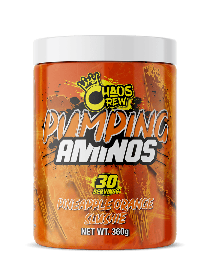 Chaos Crew Pumping Aminos Pineapple Orange Slushie
