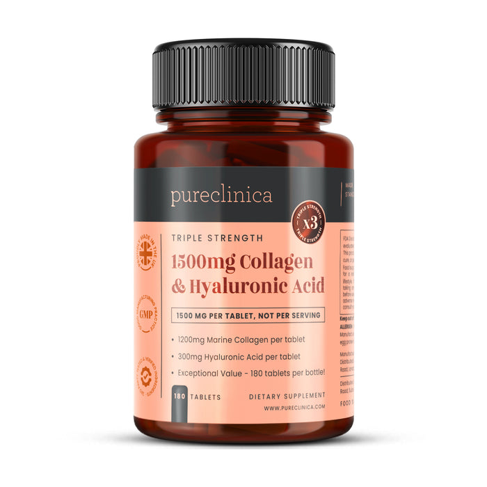 Collagen 1200mg + Hyaluronic Acid 300mg x 180 tablets