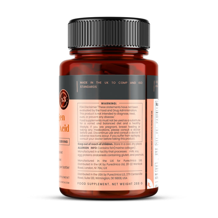 Collagen 1200mg + Hyaluronic Acid 300mg x 180 tablets