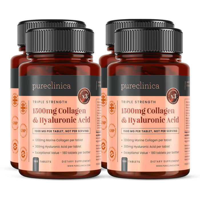 Collagen 1200mg + Hyaluronic Acid 300mg x 180 tablets