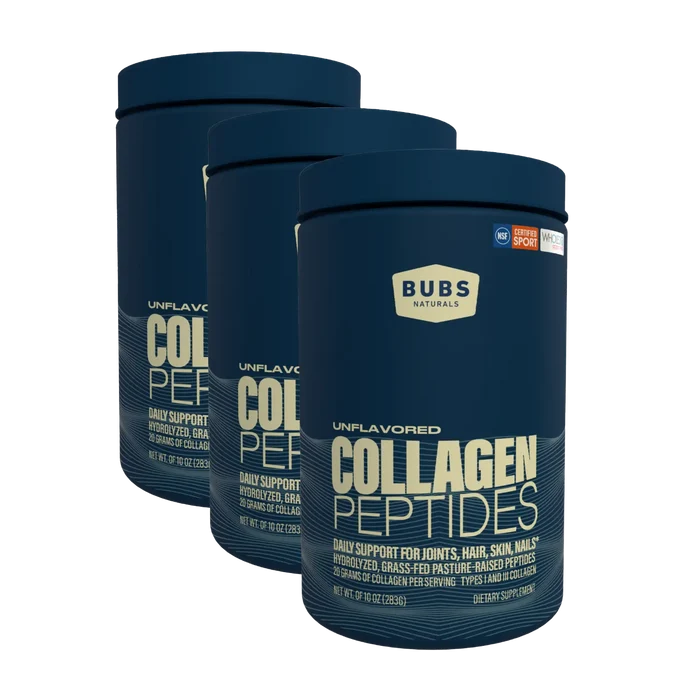 BUBS Collagen Peptides 10 oz tub bundle