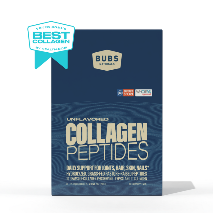 BUBS Naturals Collagen Peptides retail packaging