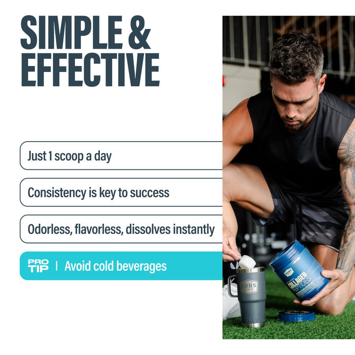 Simple and effective benefits of BUBS Naturals Collagen Peptides