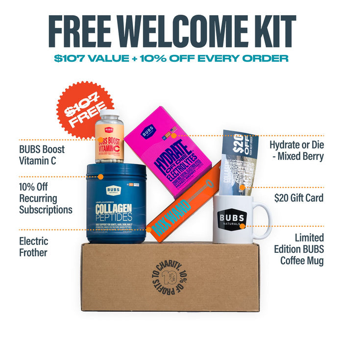 Free welcome kit with BUBS Naturals purchase