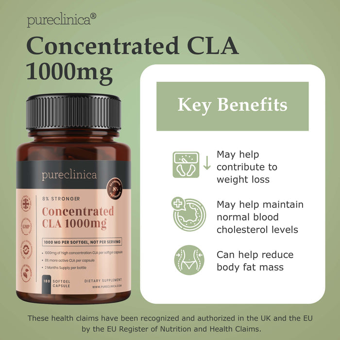Concentrated CLA 1000mg x 180 softgels