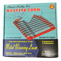 Classic Hobby Set Weaving Loom Box showing what comes in the kit.