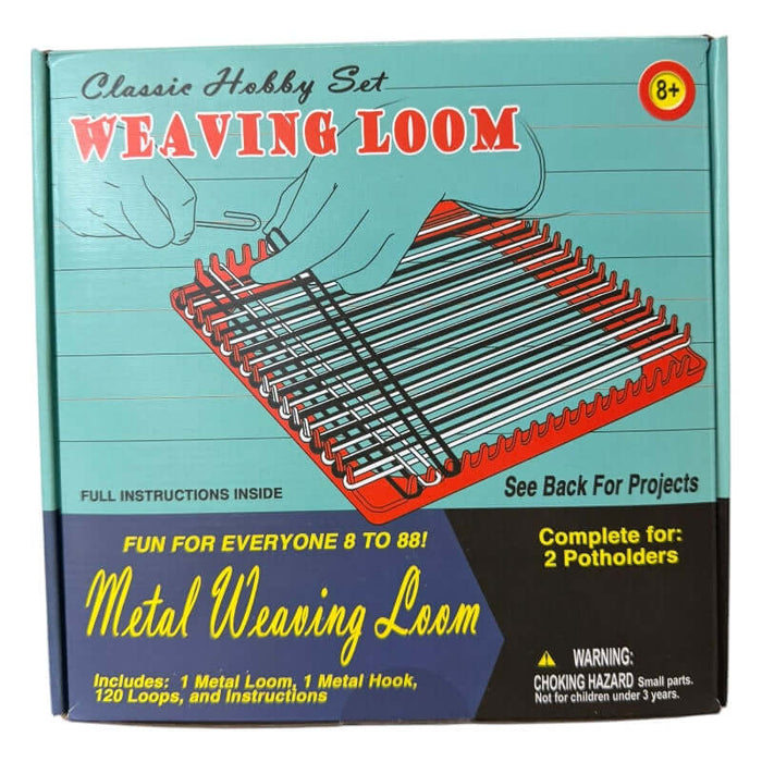 Box of the classic hobby set DIY weaving loom.