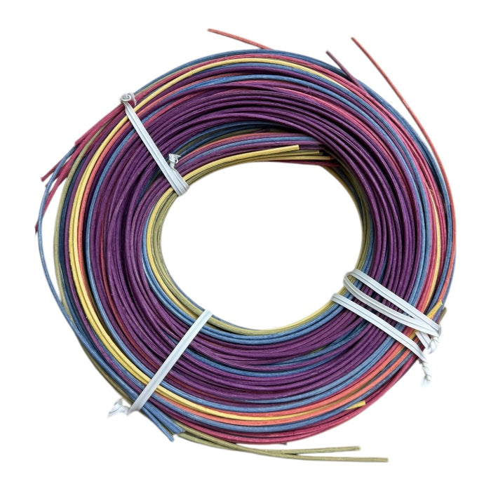 Dyed #2 Round Reed in Pastel Parfait Easter Colors.