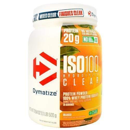 Dymatize ISO100 Hydolyzed Clear Protein Powder 1.1lb Mango