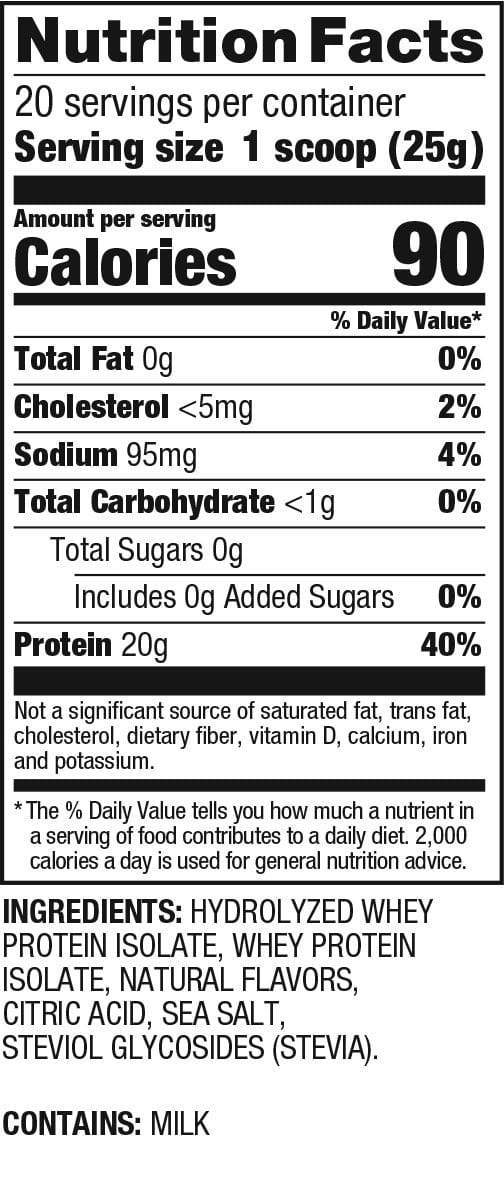 Dymatize ISO100 Hydolyzed Clear Protein Powder 1.1lb