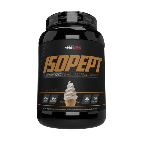 EHP Labs IsoPept Whey Protein 2lb Vanilla Ice Cream