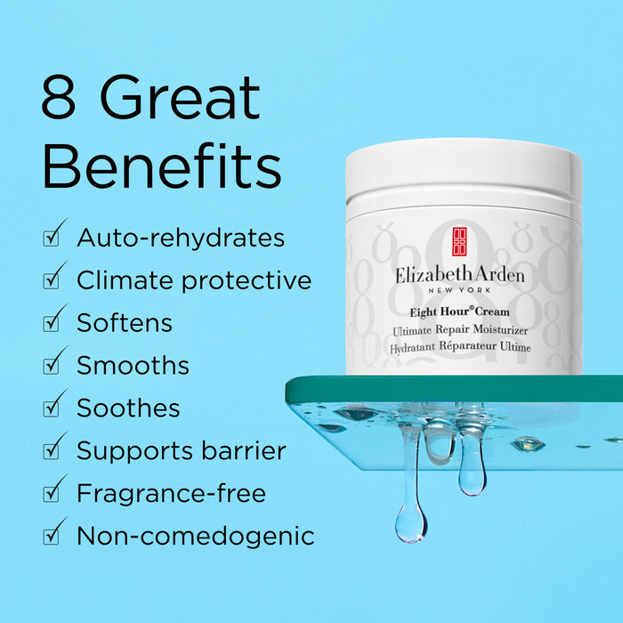 Eight Hour® Cream Ultimate Repair Moisturiser 8 great benefits