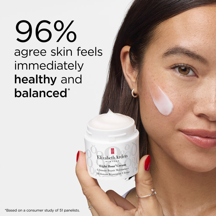 Eight Hour® Cream Ultimate Repair Moisturiser claim 96% healthy balanced skin
