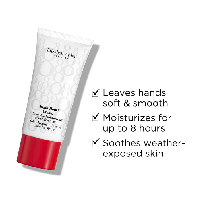 Eight Hour Hand Treatment with White Background