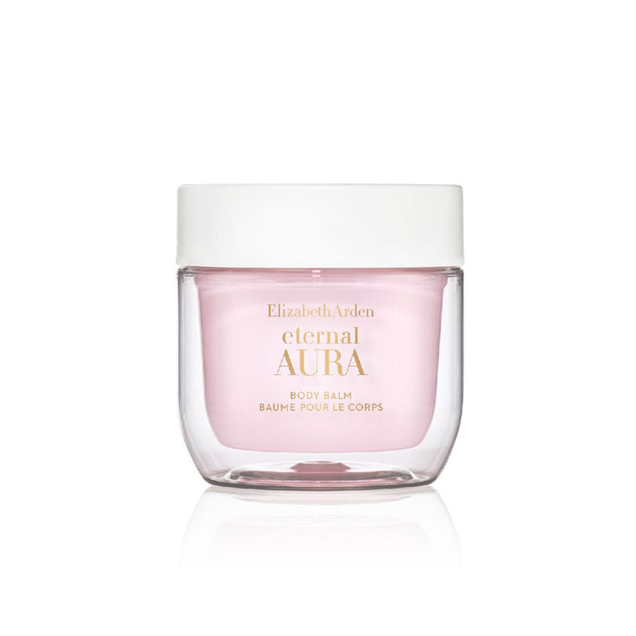 Elizabeth Arden Eternal Aura Body Balm moisturiser in pink jar