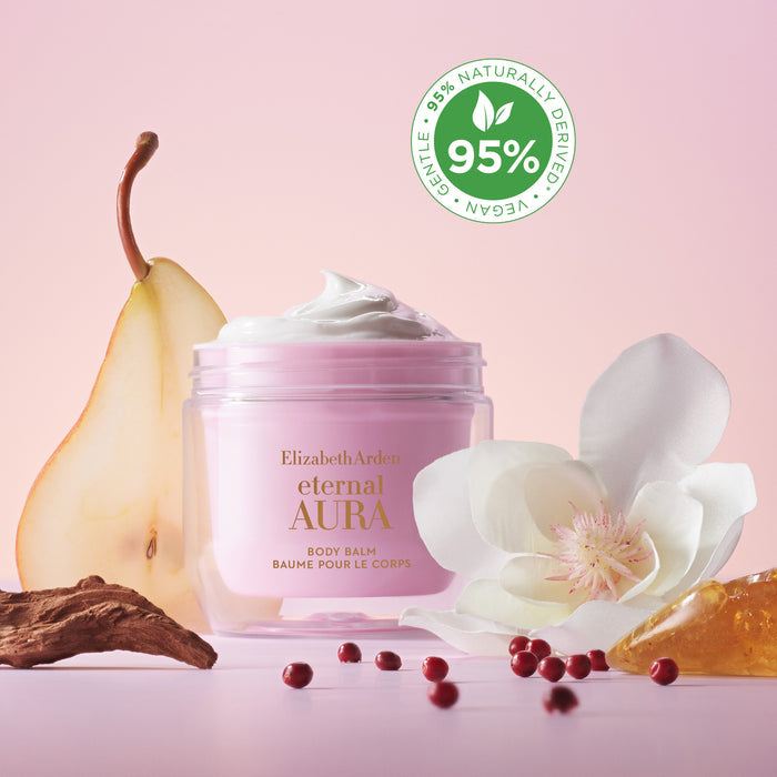 Eternal Aura Body Balm with magnolia flower, pink pepper and amber fragrance notes