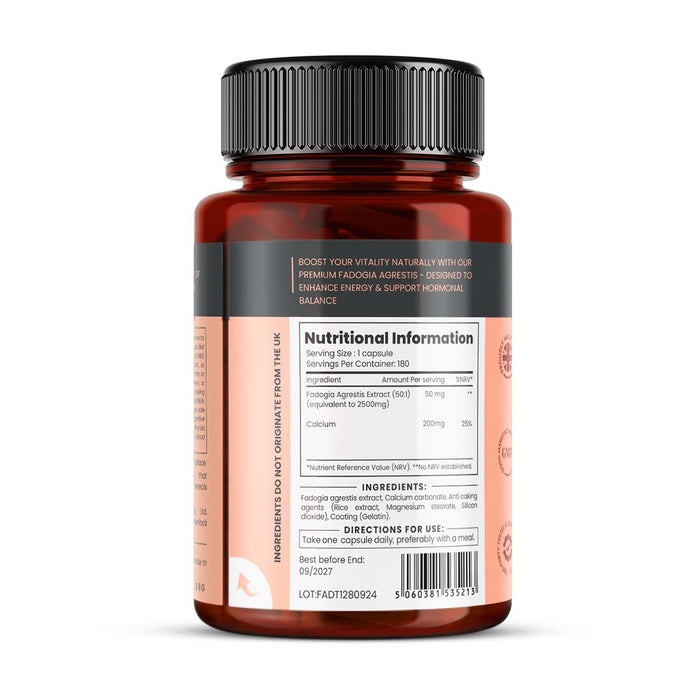 Fadogia Agrestis 2500mg x 180 capsules
