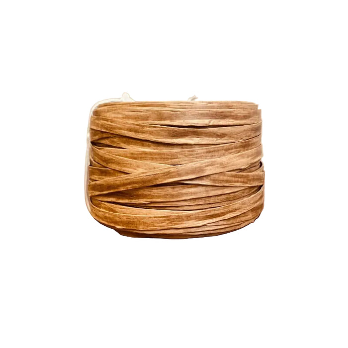 A coil of 3/8" wide Fiber Splint on a white background