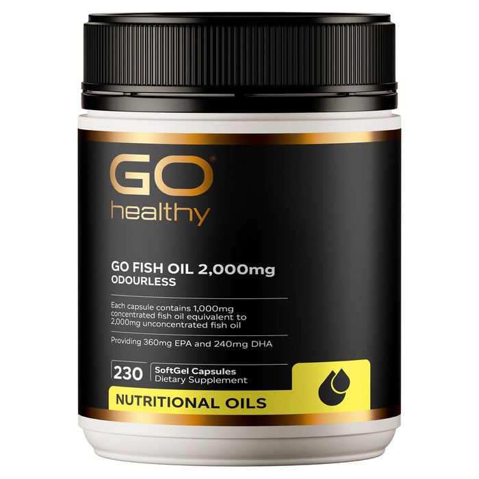 GO Healthy Fish Oil 2,000mg Compact