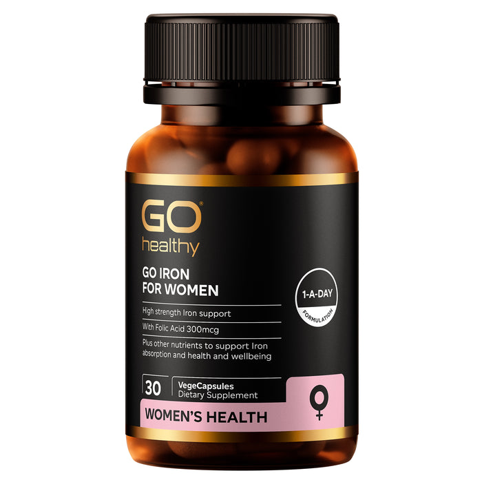 GO Healthy Iron For Women 30 Capsules