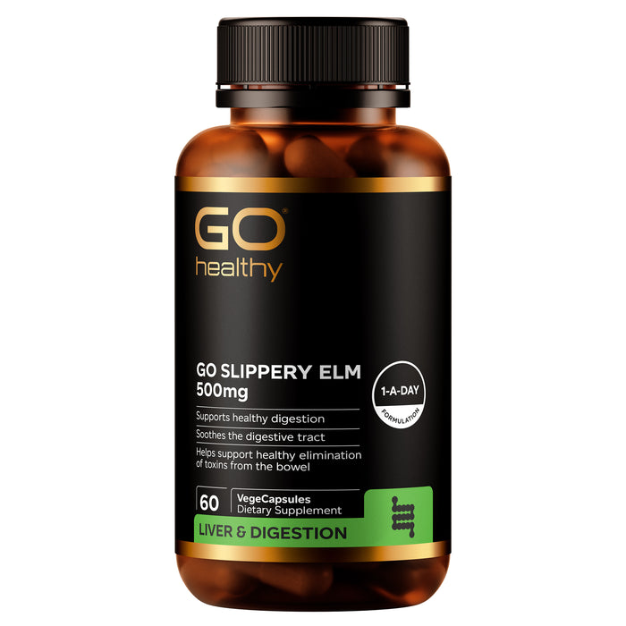 GO Healthy Slippery Elm 600mg - Digestion Assist
