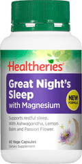 Healtheries Great Night's Sleep with Magnesium Caps 60 Caps