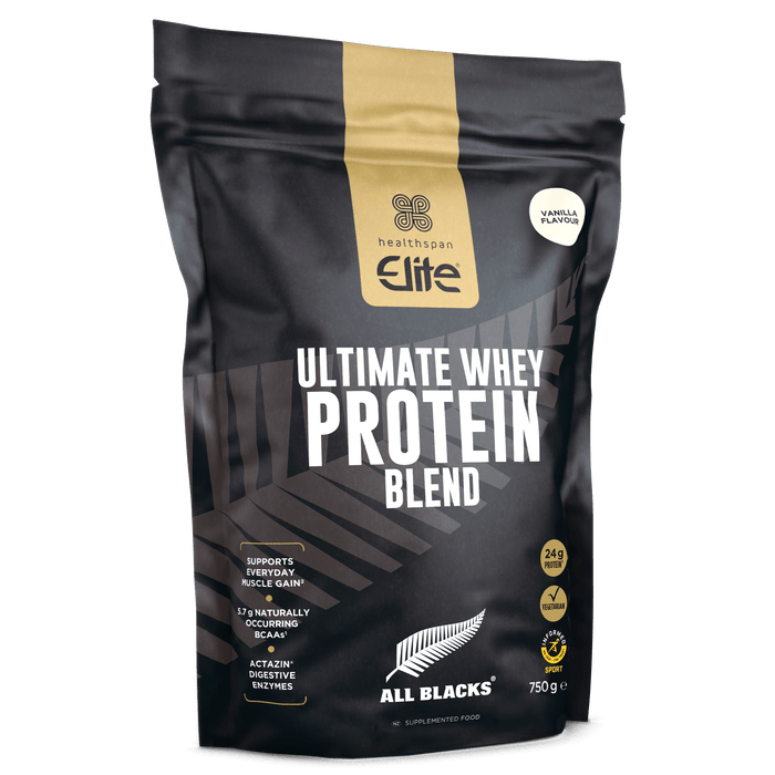 Healthspan Elite All Blacks Ultimate Whey Protein Blend Vanilla
